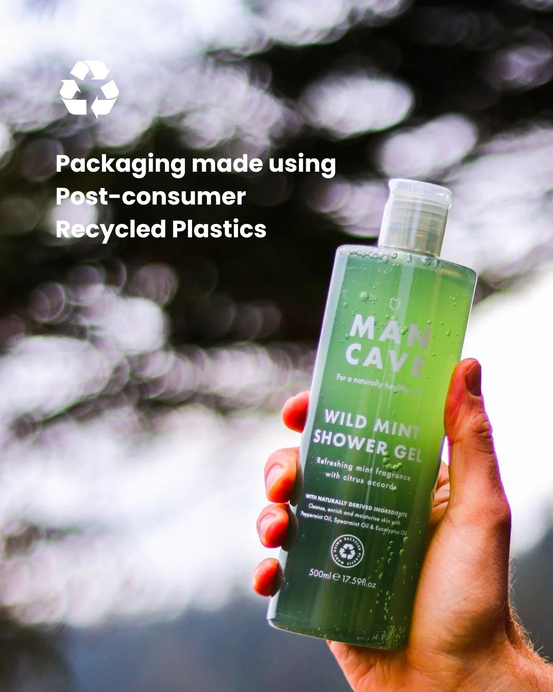 Wild Mint Shower Gel 500ml ManCave