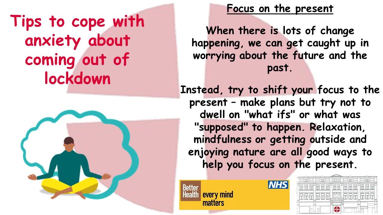 Tips for coping with anxiety around coming out of lockdown Manchester