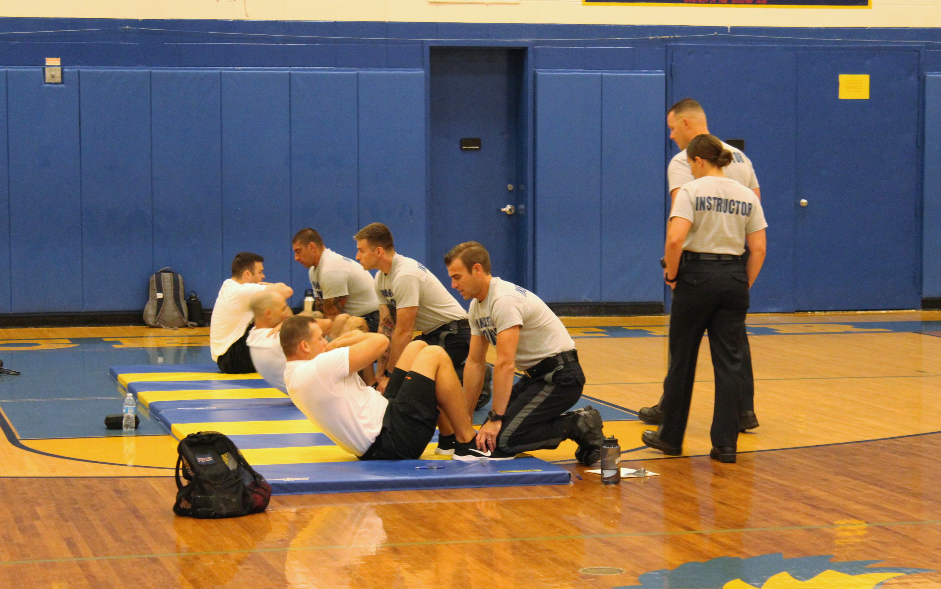 Manchester Township Police Administer Physical Agility Examination for the Position of Police