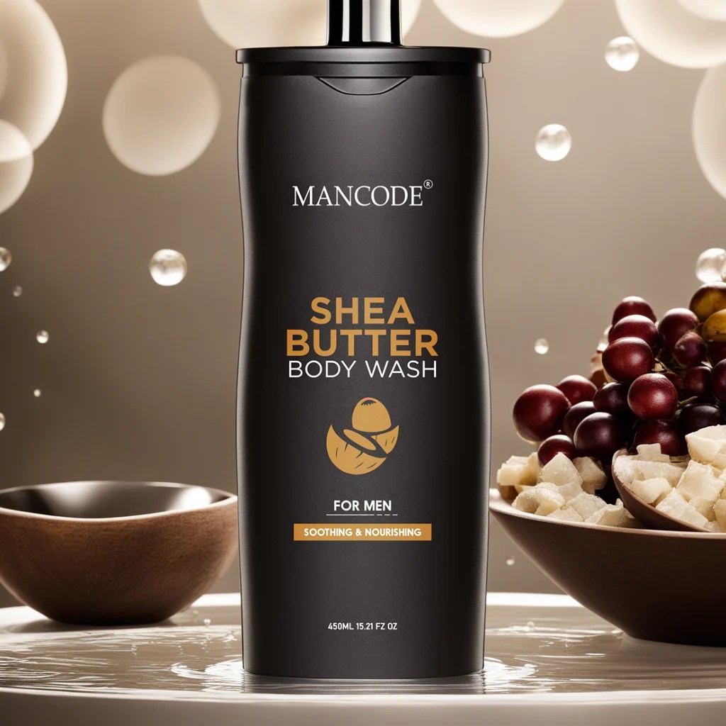 Buy Shea Butter Body Wash and Shower Gel for Men Mancode
