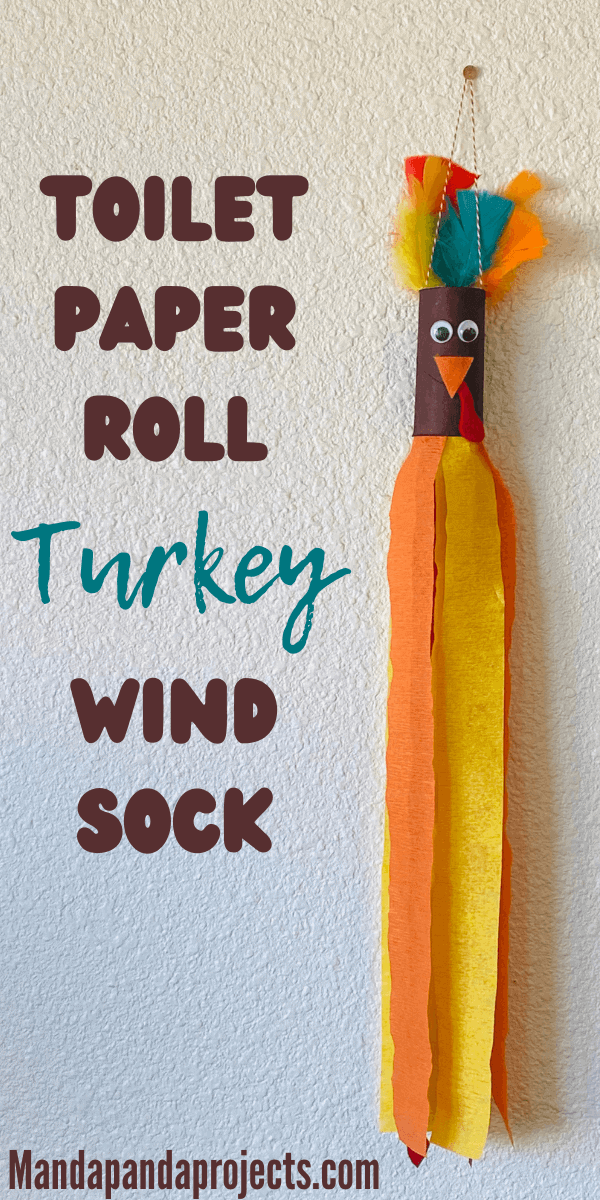 Thanksgiving Toilet Paper Roll Turkey Windsock Craft
