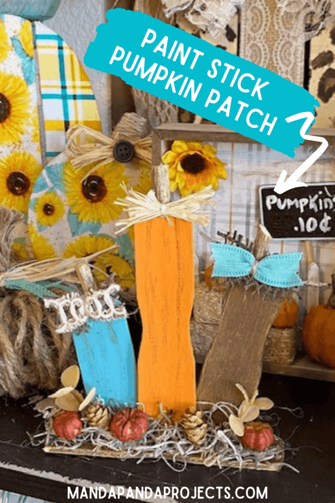 Paint Stick Pumpkin Patch Manda Panda Projects