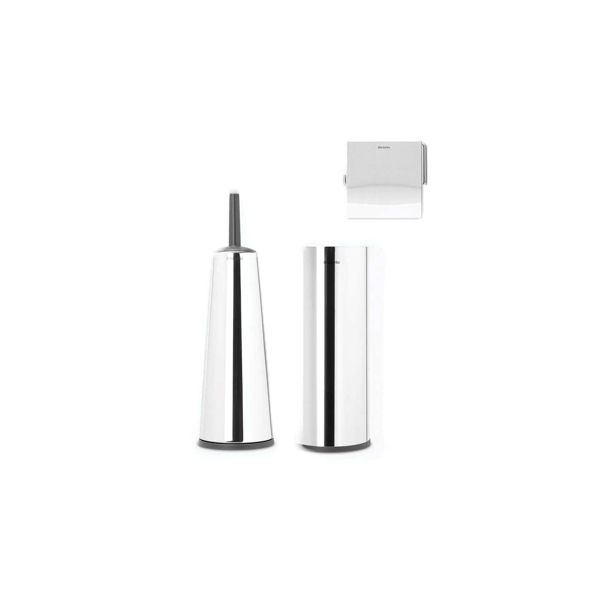 Buy Brabantia ReNew Toilet Accessory Set Brilliant Steel in the gift