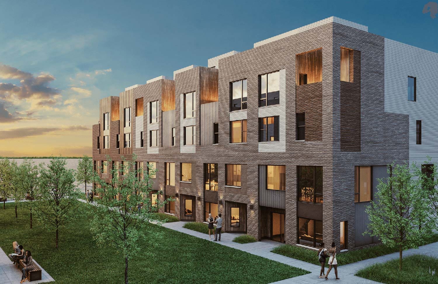 C户型 3 & 4 Bedroom Townhomes Northbank