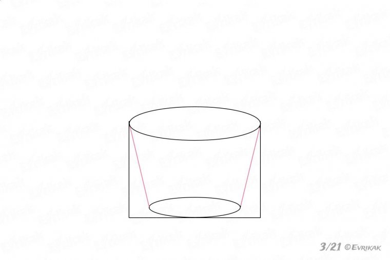 как легко нарисовать пироженку