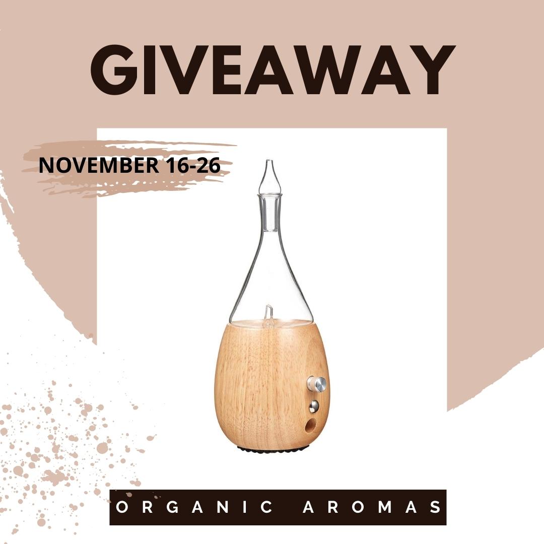 Organic Aromas Nebulizing Diffuser Giveaway Mandee & Co.