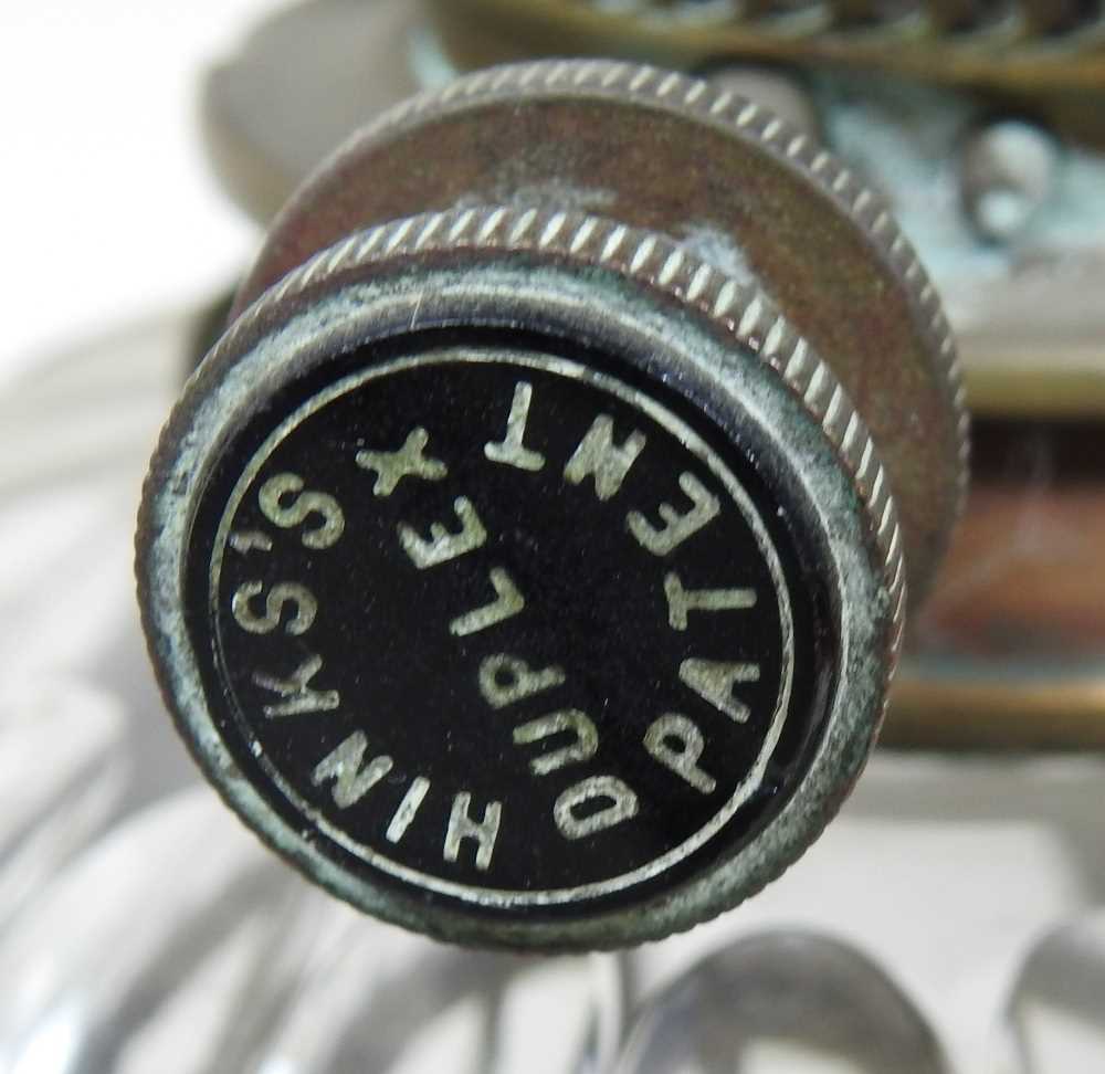 Lot 542 Two oil lamp fonts