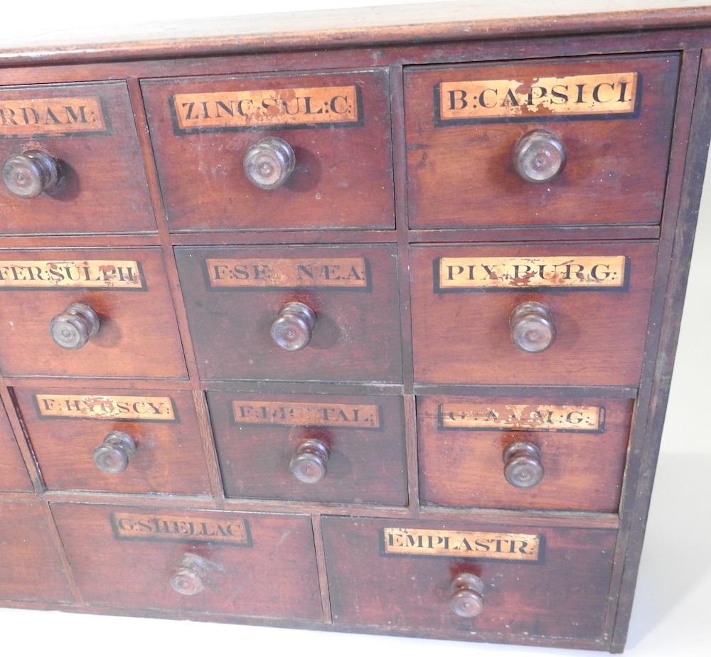 Lot 125 A 19th century apothecary
