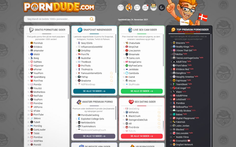 ThePornDude - Find de bedste pornosider - MANDESAGER