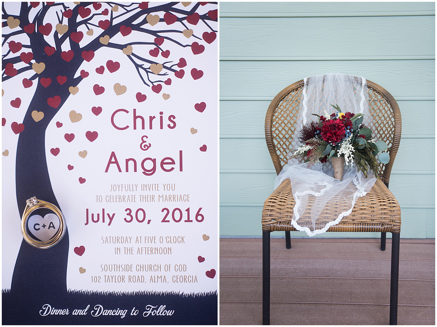 Angel and Chris Alma GA Wedding Photographer Mandi Mitchell