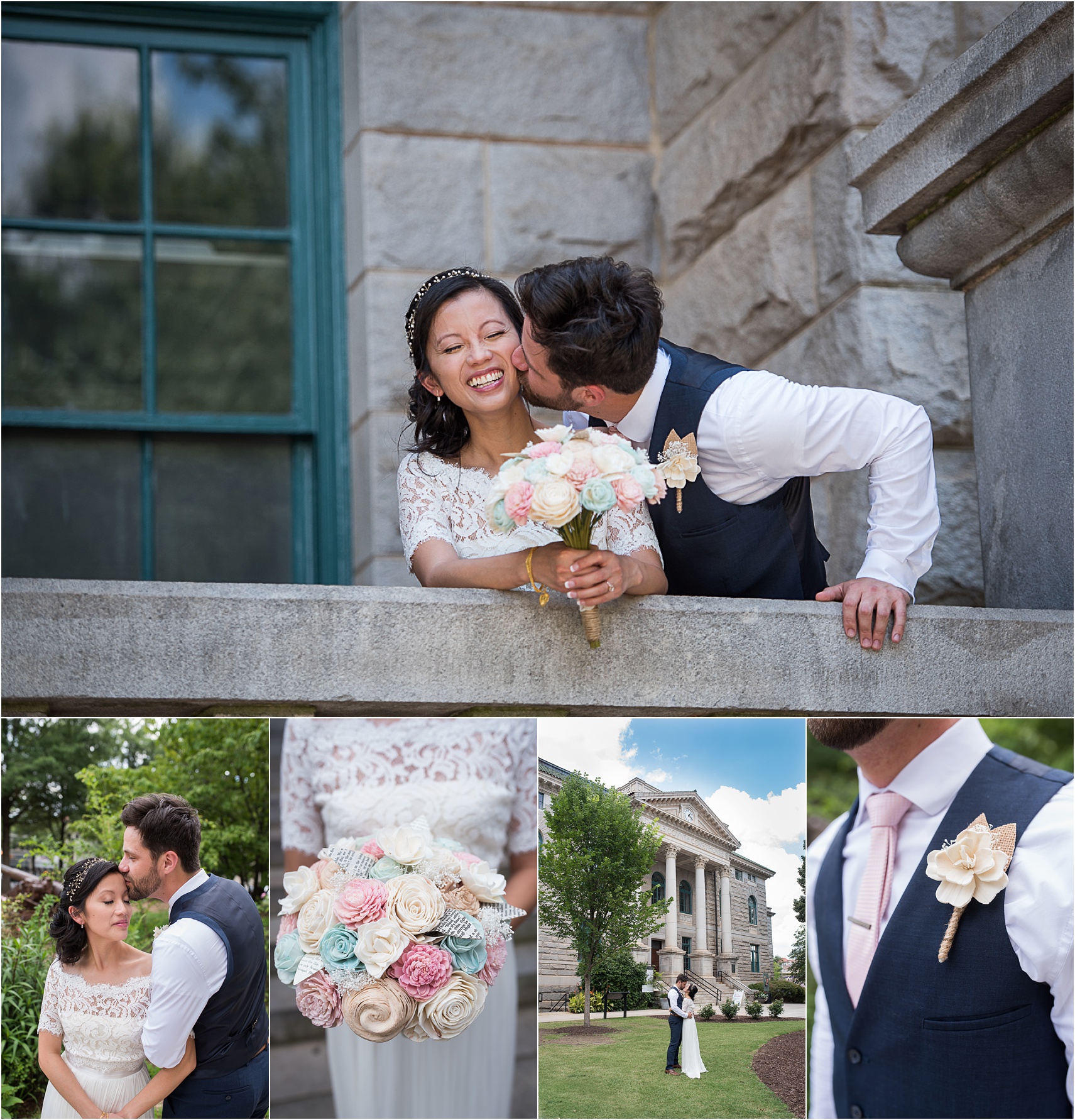 and Matt Historic DeKalb Courthouse Wedding Photographer