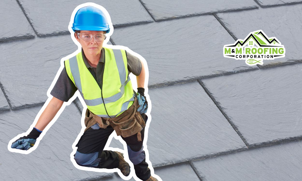 Slate Roofing Maintenance and Cleaning by M&M Roofing Corp in NJ