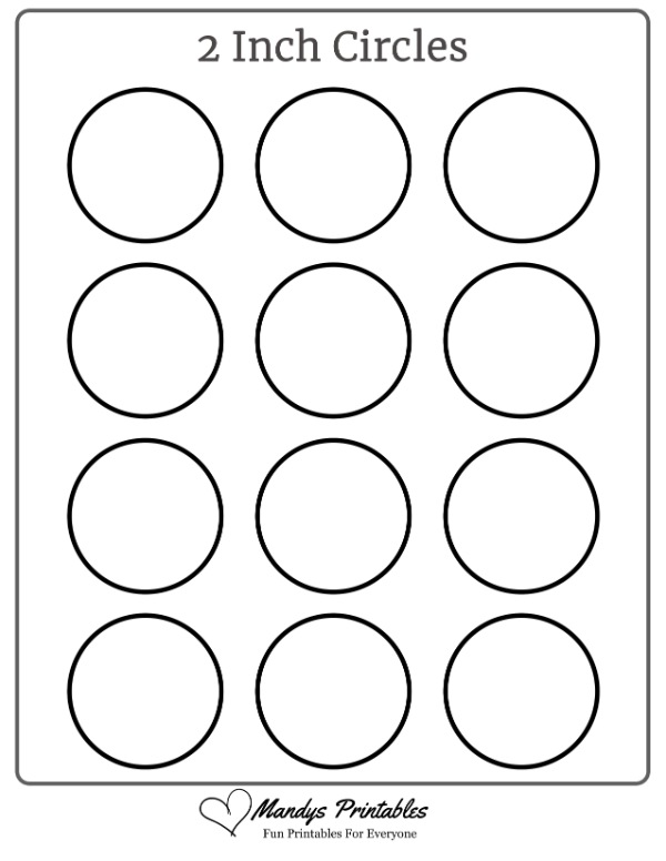 14 Printable Circle Templates