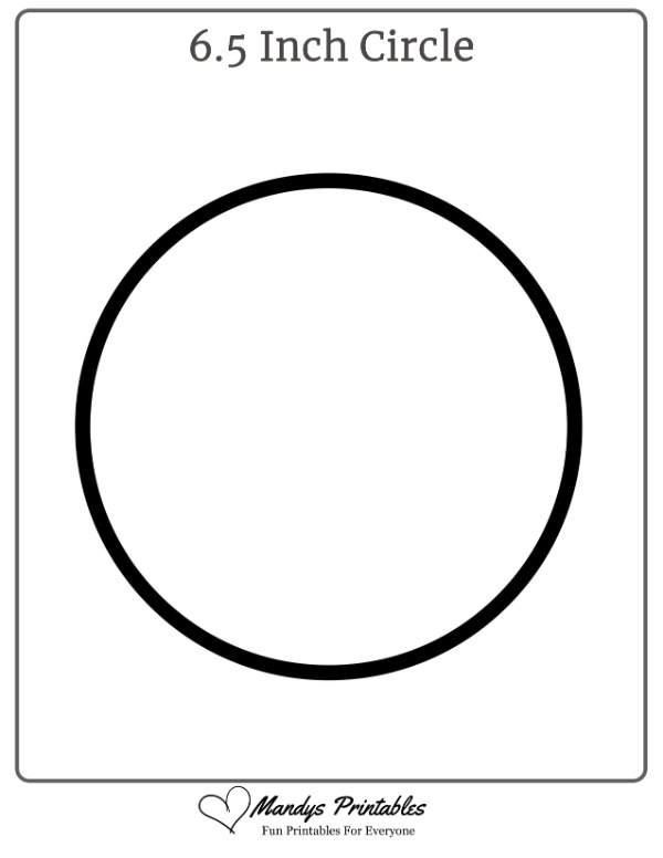 14 Printable Circle Templates
