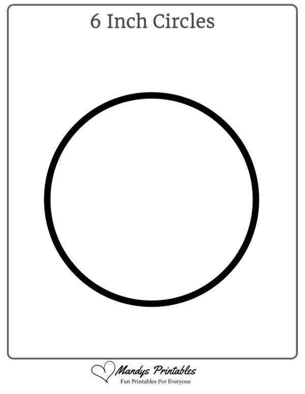14 Printable Circle Templates