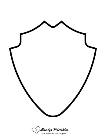30 Printable Blank Shield Templates