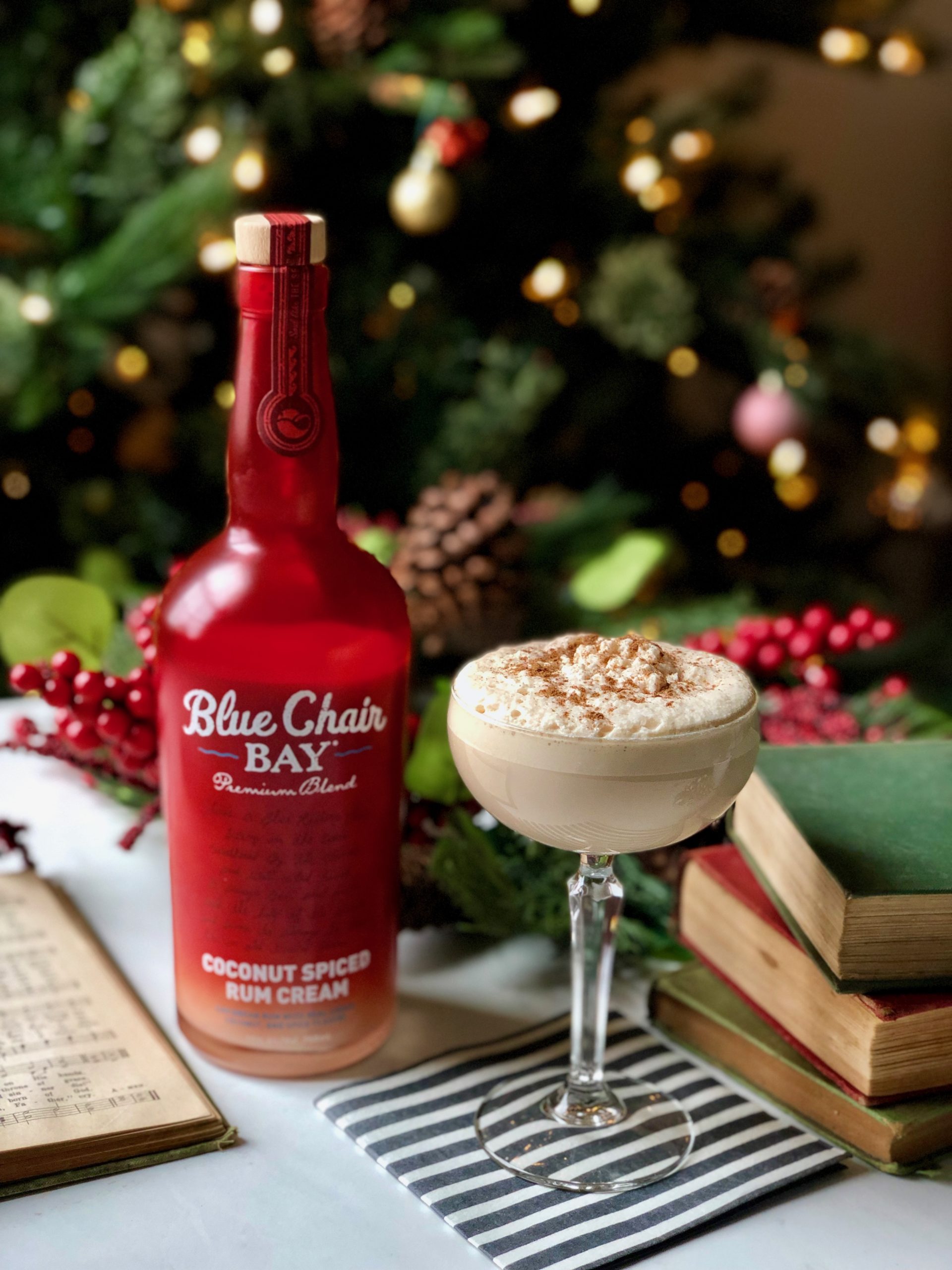 Frosty Chai Coconut Spiced Rum Cream Cocktail Mandy Tanner