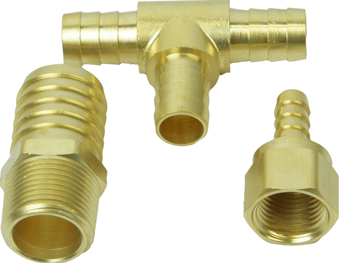 Hose barb fittings Manek Metalcraft