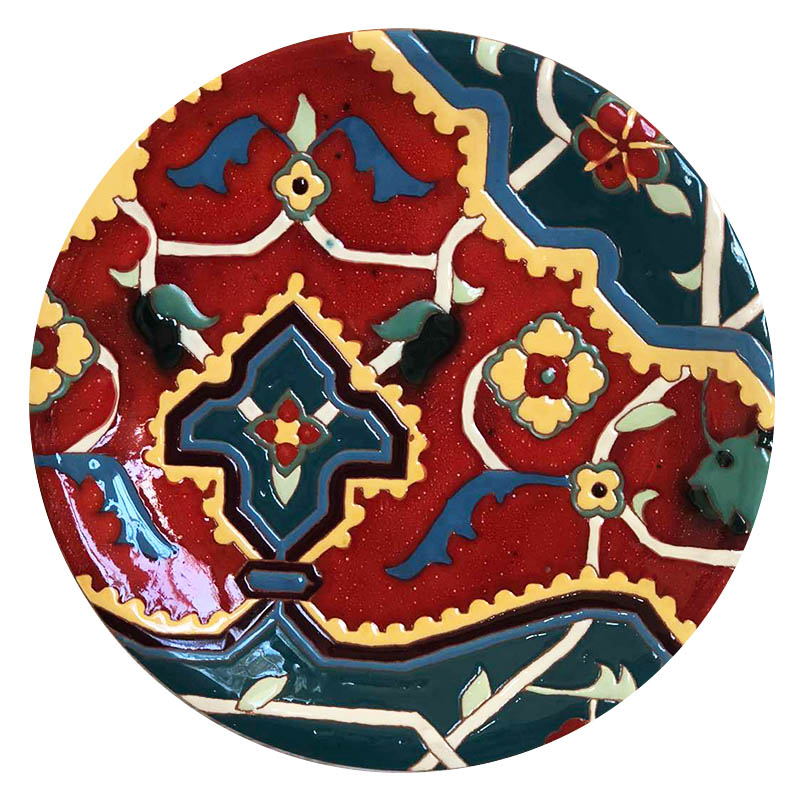Decorative ceramic plate