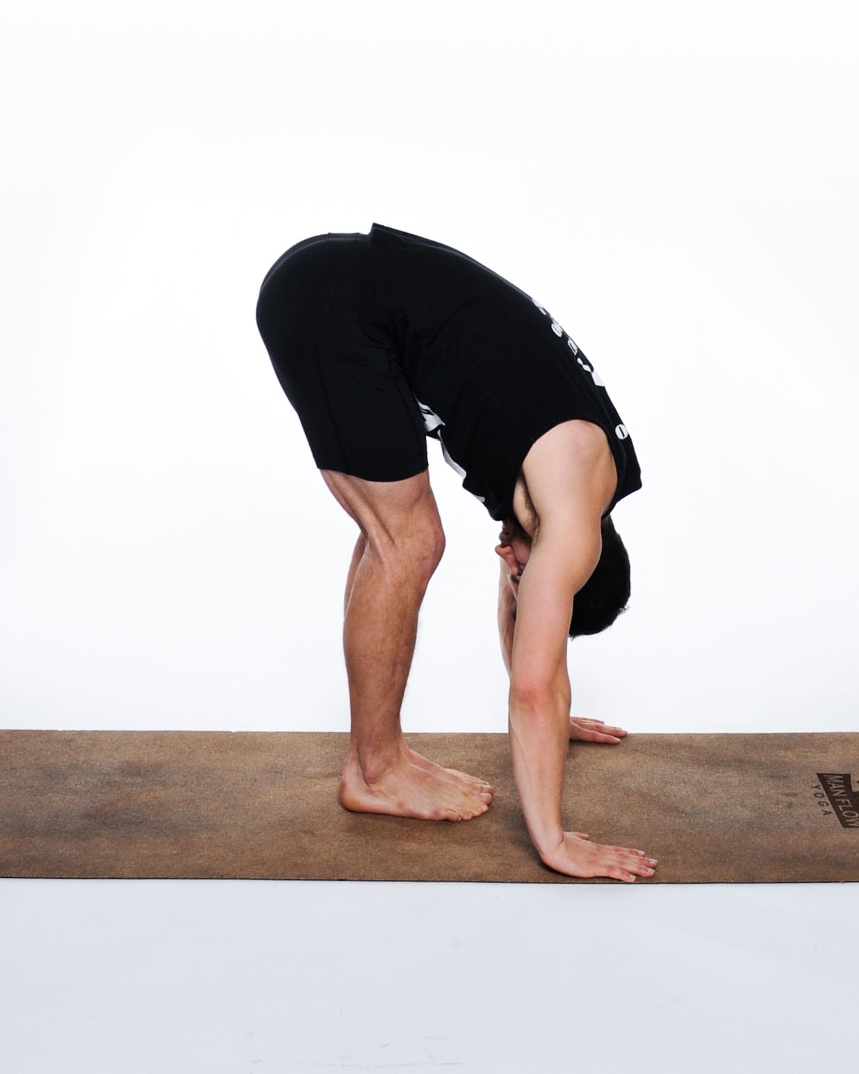 Forward Fold Man Flow Yoga
