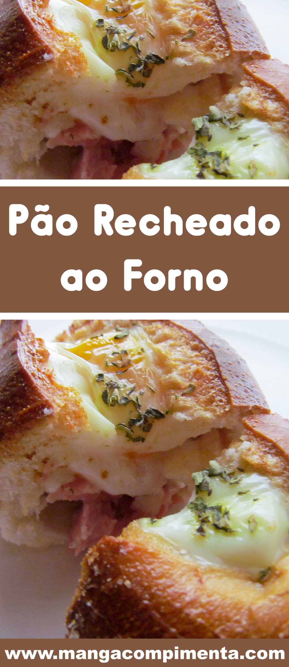 Pão Recheado ao Forno Fácil de Fazer! Manga com Pimenta