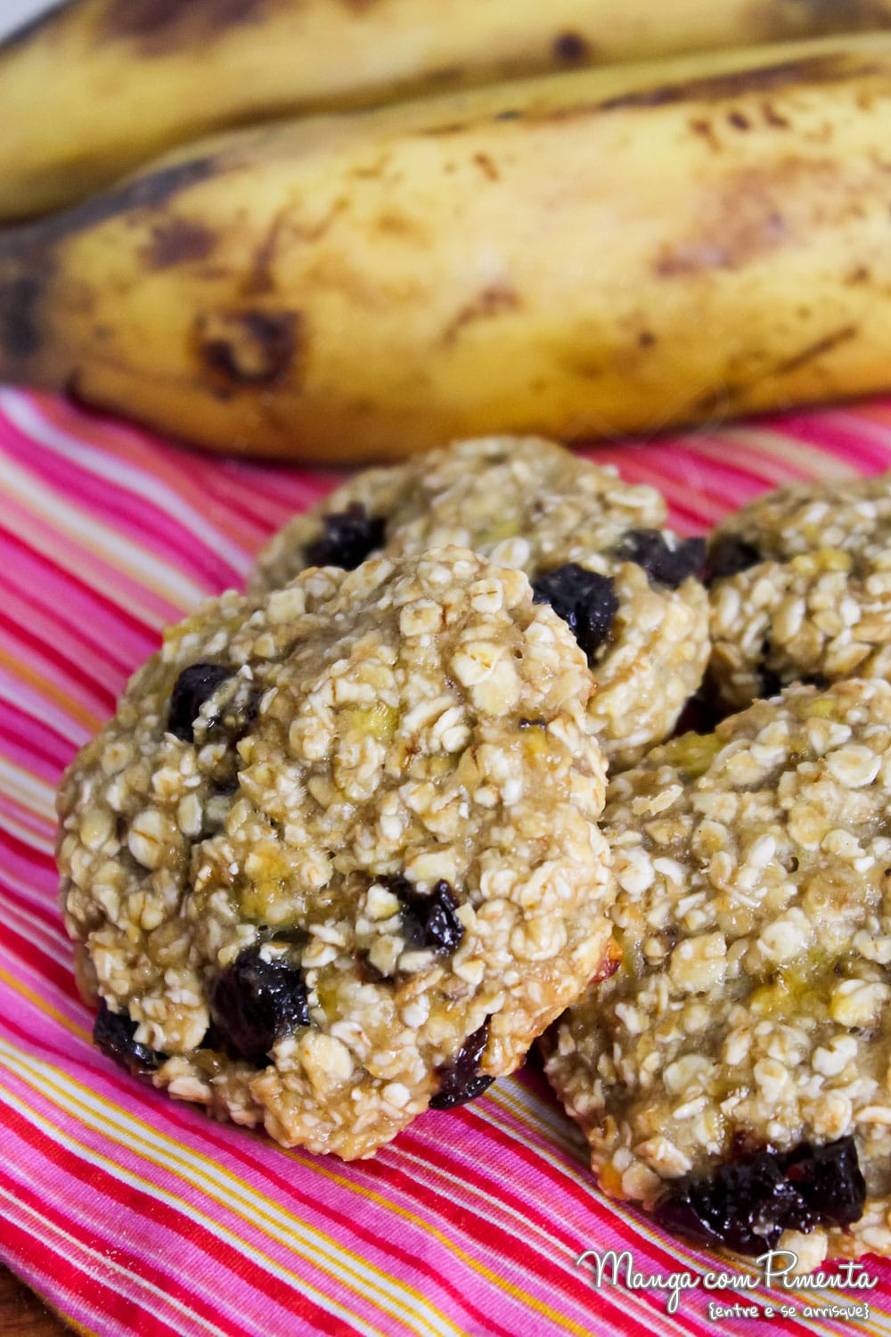 Biscoito de Banana e Aveia {Receitas do Bem} Manga com Pimenta