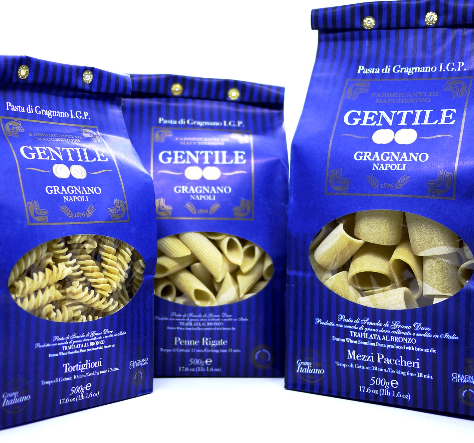 Pasta di Gragnano Pastificio Gentile Penne Rigate 500 grammi