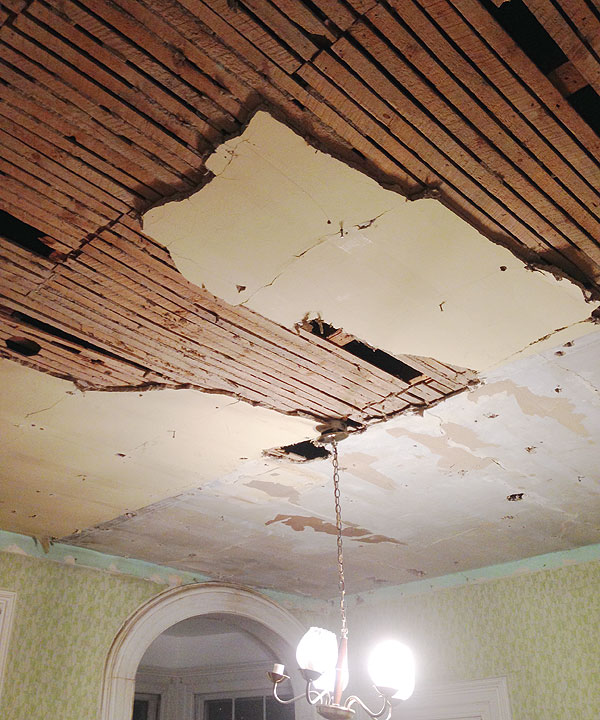 The Dining Room Ceiling. Oops! Daniel Kanter