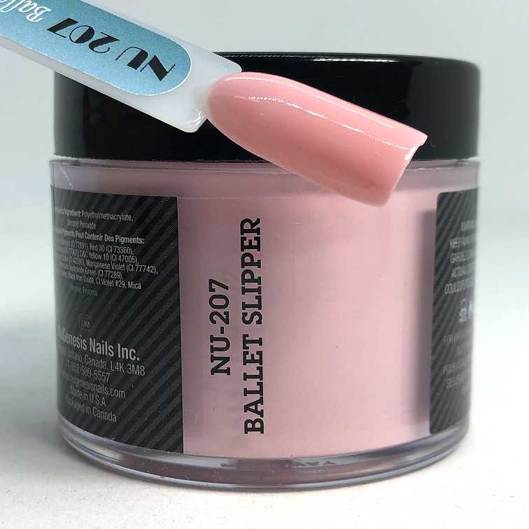 Nugenesis Dipping Powder NU 207 Ballet Slipper Manicure Pedicure