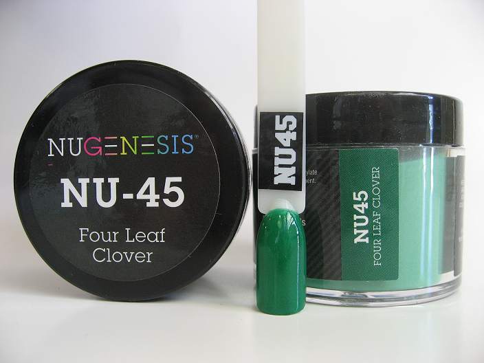NuGenesis Dipping Powder NU45 Four Leaf Clover Manicure Pedicure