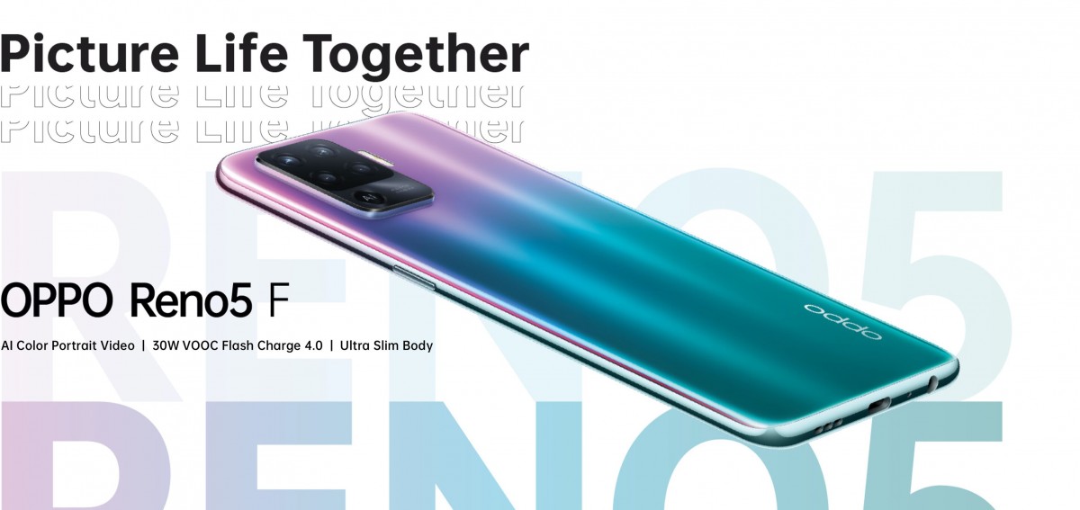 OPPO Reno5 F revealed with a new look!