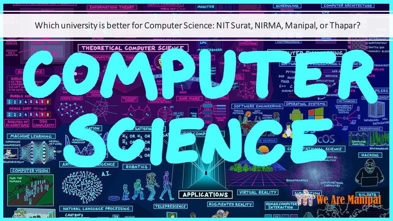 Which university is better for Computer Science NIT Surat, NIRMA
