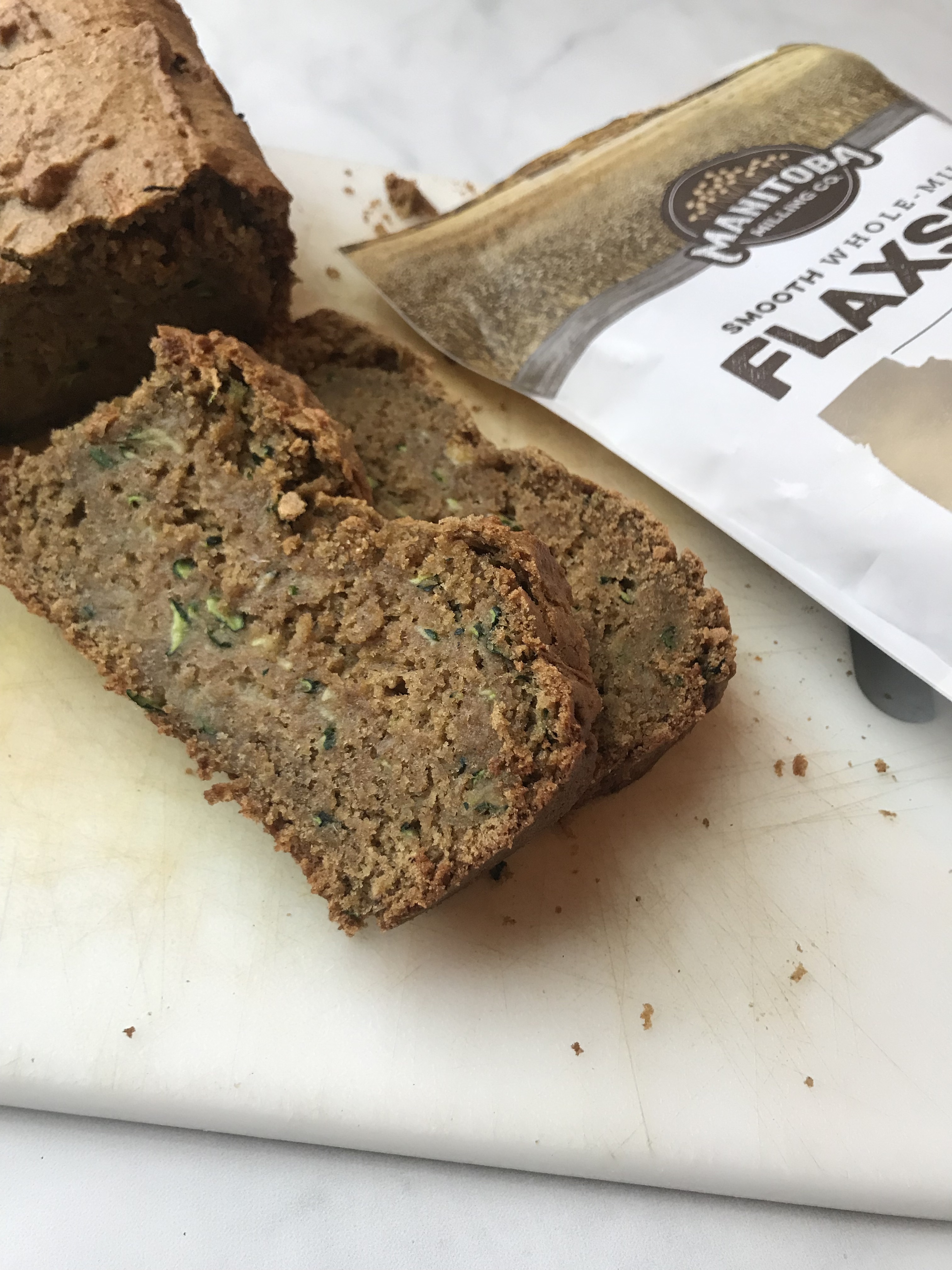 Zucchini Flax Bread Manitoba Flax Seed Milling Company