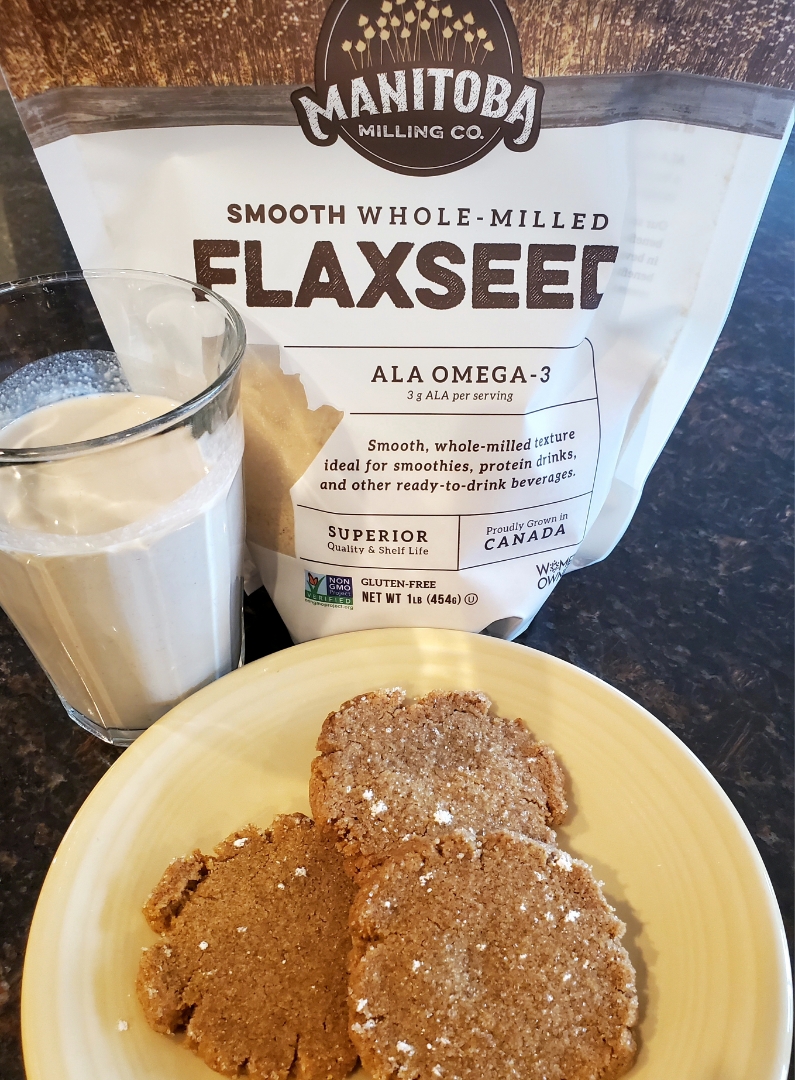 Flax Shortbread Cookie Manitoba Flax Seed Milling Company