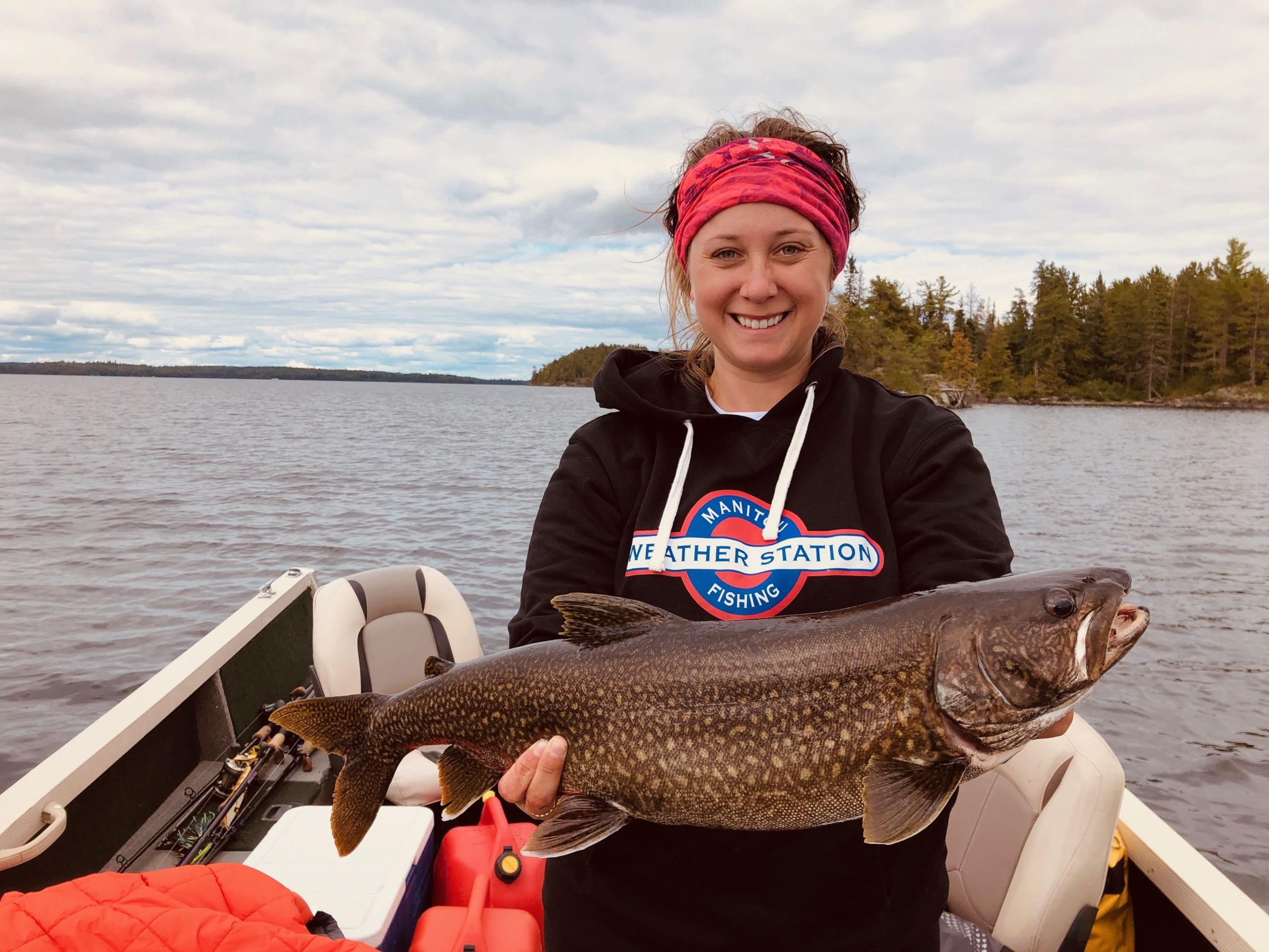 Ontario Lake Trout Fishing Manitou Weather Station
