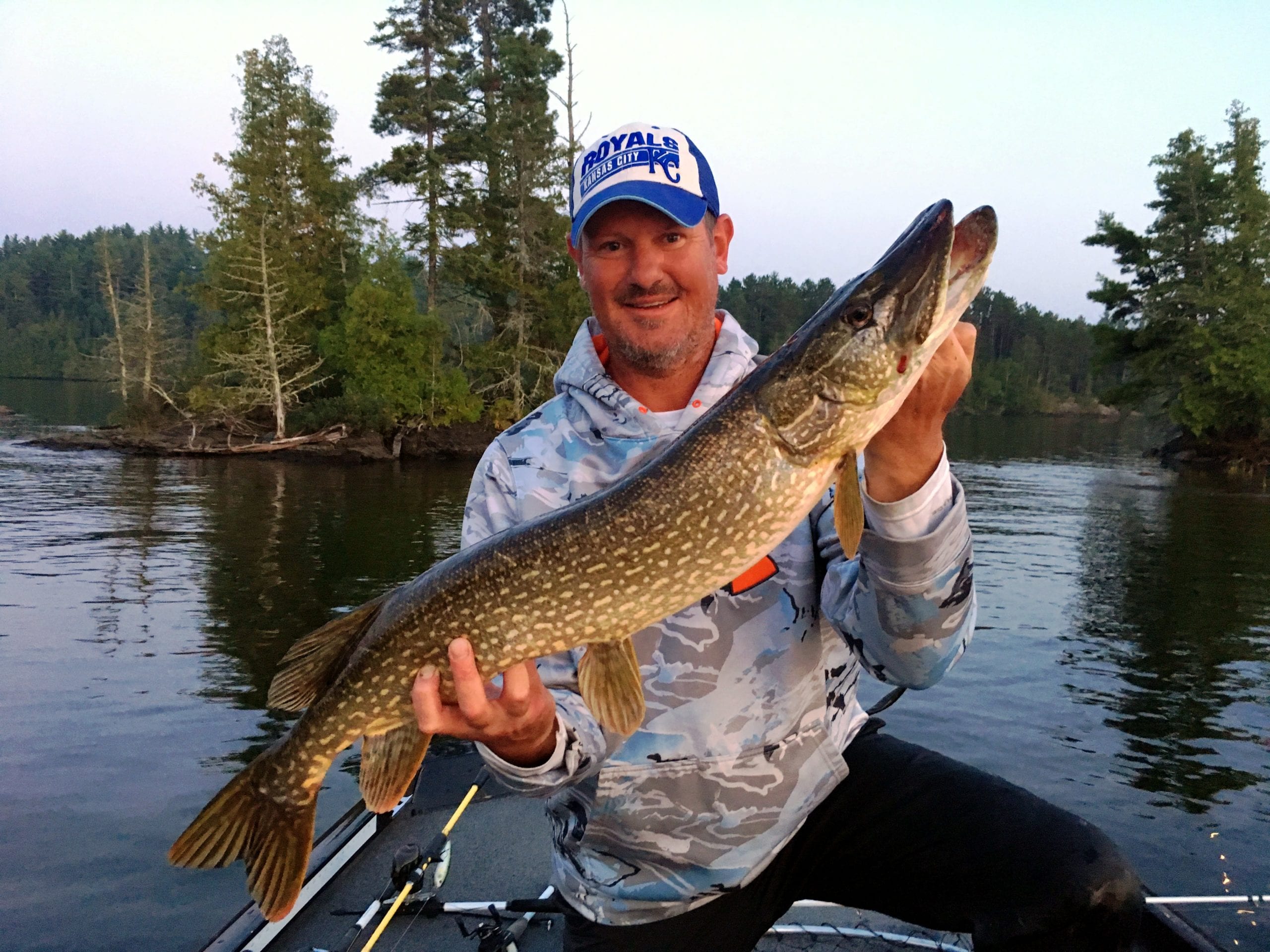 Northern Pike Fishing Manitou Weather Station