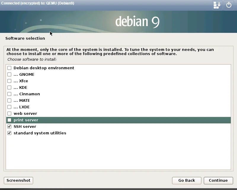 debian print server