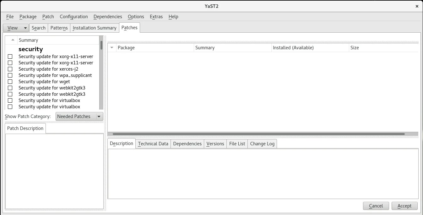 update opensuse 2 Manjaro dot site