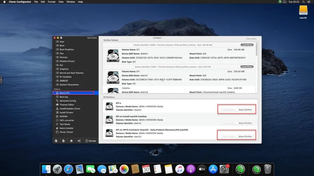 mountefipartition Manjaro dot site