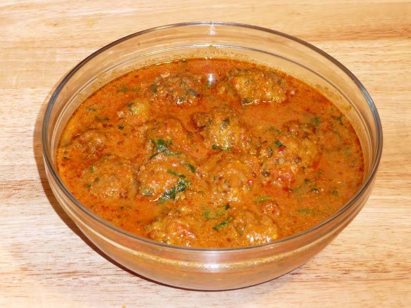 Cabbage Kofta Recipe Homemade Cabbage Kofta Curry Recipe