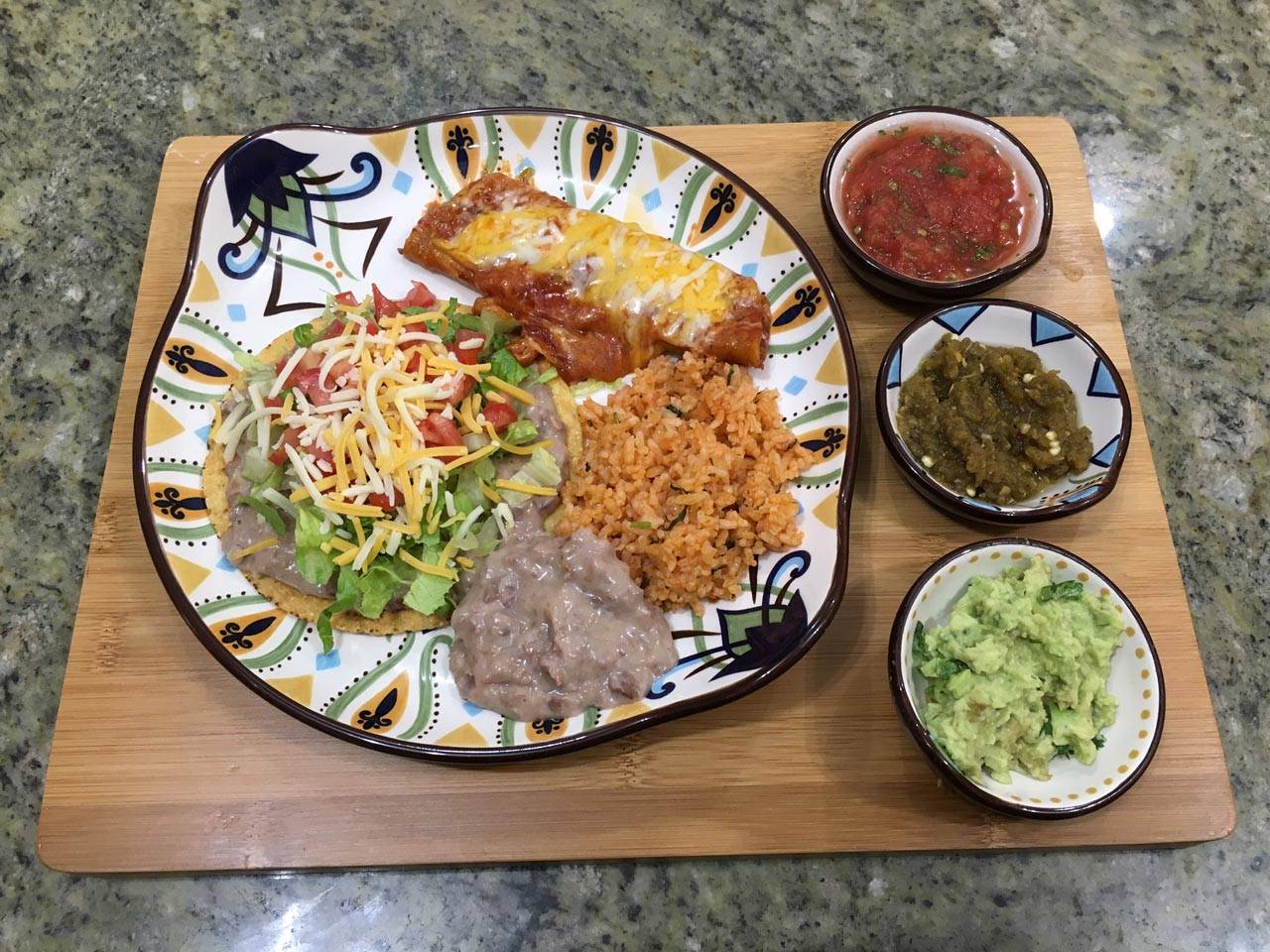 Family Dinner With Mexican Cuisine Manjula's Kitchen Indian