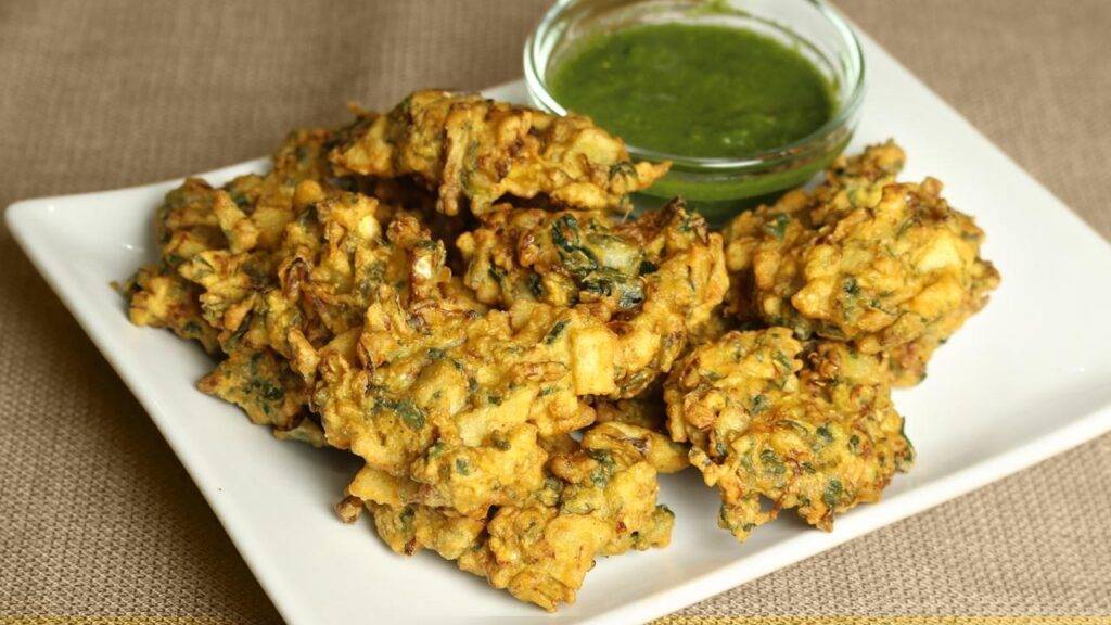 Mixed Vegetable Pakoras Manjula's Kitchen Indian Vegetarian Recipes
