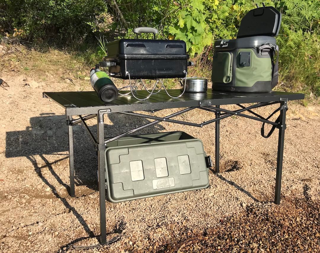 Mountain Summit Gear HeavyDuty RollTop XL Camp Table Review Man