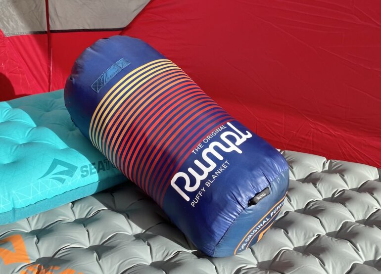 Rumpl Original Puffy Blanket Review 'Best Outdoor Blanket' Man Makes