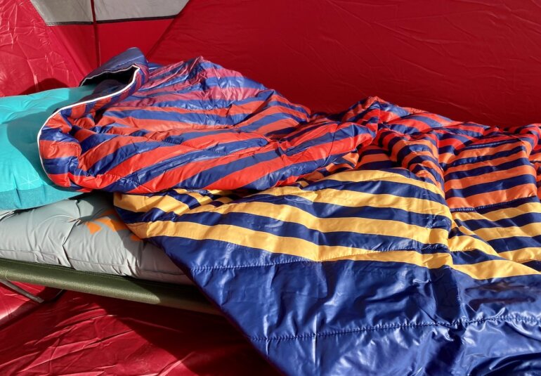 Rumpl Original Puffy Blanket Review 'Best Outdoor Blanket' Man Makes