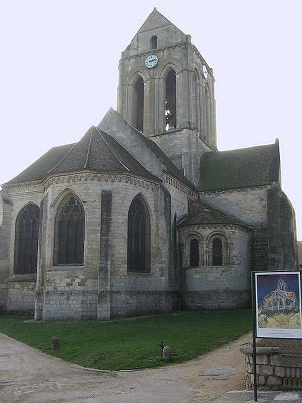 L’Église d’AuverssurOise image rélle