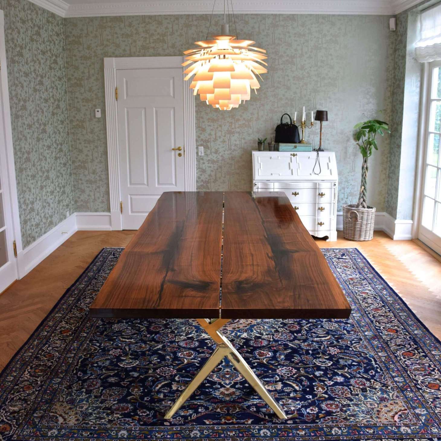 Marmorbord Guldben MANN Design Håndlavede møbler i eksklusive træsorter