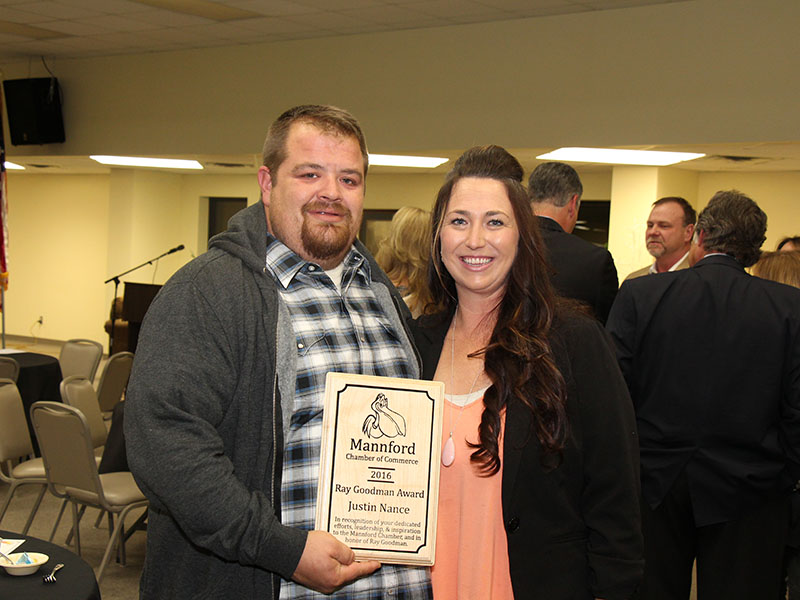 Annual Chamber Banquet Honors Local Individuals Mannford Chamber of