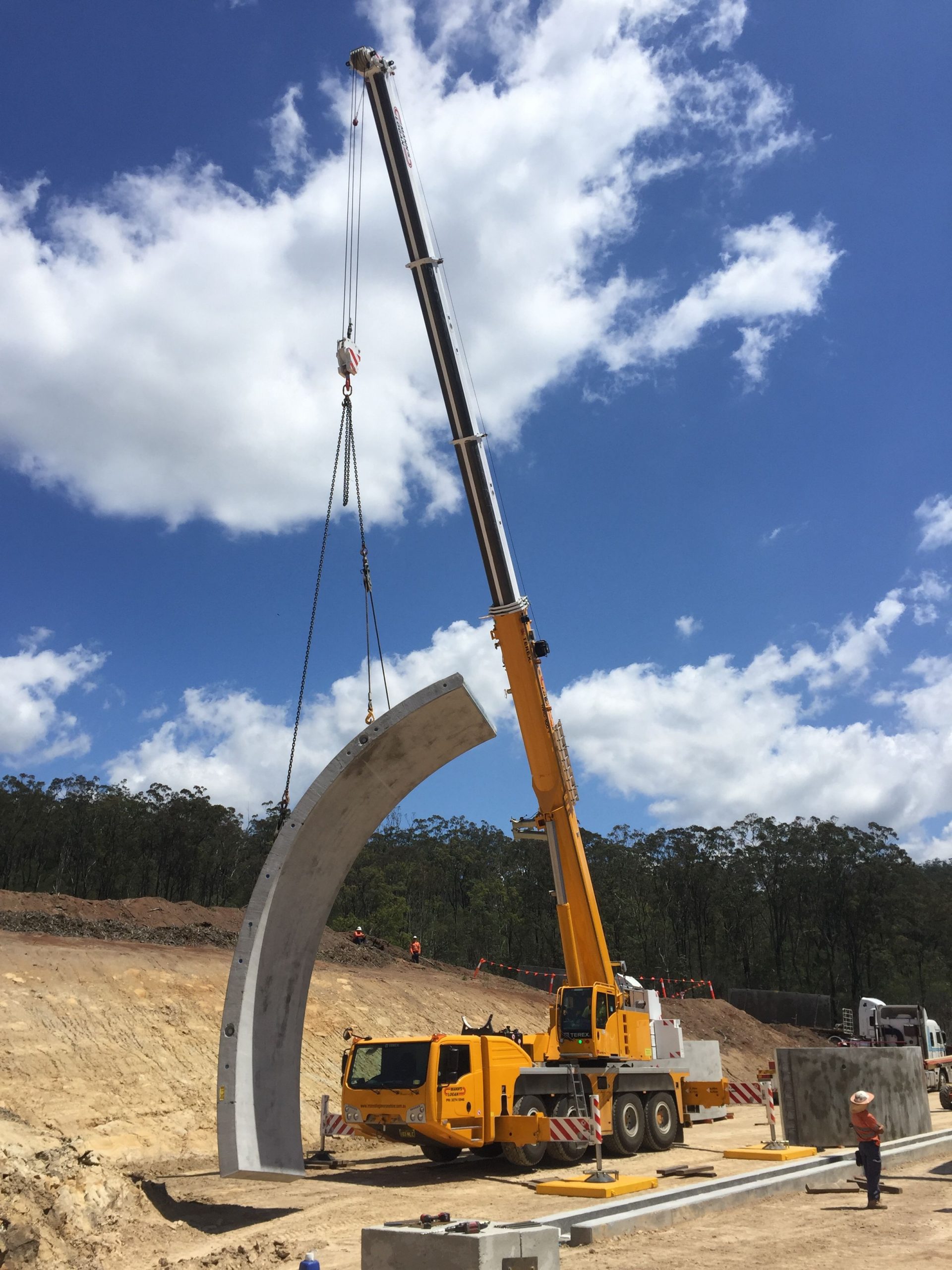 Projects Manns Logan Crane Hire