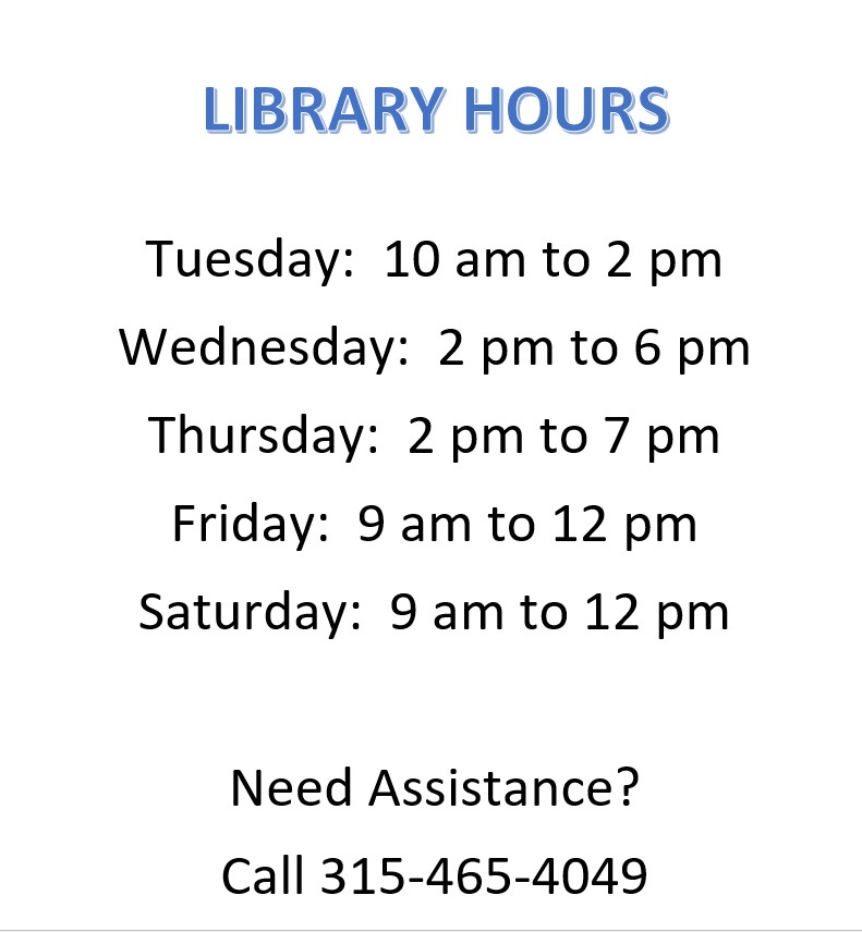 Our Latest News Mannsville Free Library